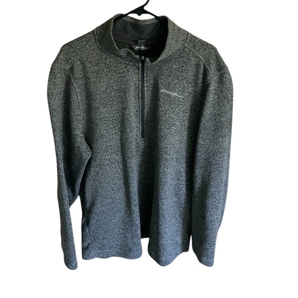 Eddie Bauer Classic Fit Sweater Fleece Quarter Zip Pullover Men's XL - Picture 1 of 6